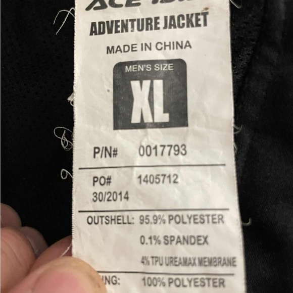 Acerbis Jacket Motorcycle Black XL - Picture 5 of 9